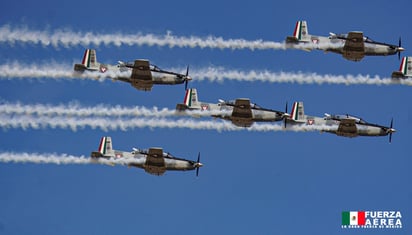 Fuerza Aérea Mexicana debuta en Del Río, Texas