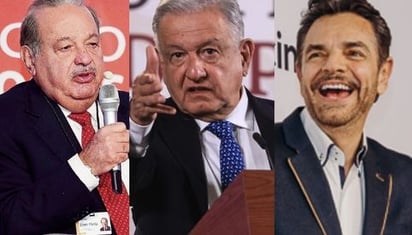 AMLO recuerda cuando le contaron que a Eugenio Derbez y Carlos Slim les ofrecieron ser candidatos