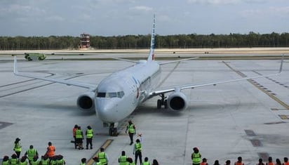 El Aeropuerto de Tulum recibe por primera vez vuelos internacionales