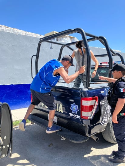 Dos hombres fueron detenidos por alteración del orden público en la colonia Deportivo