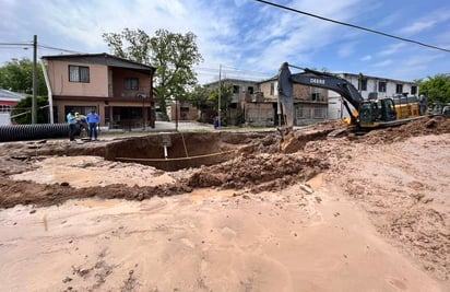 Trabajos de reparación de drenaje en la Fausto debe quedar esta semana