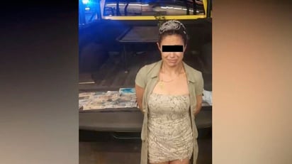 Capturan a mujer con billetes falsos; pareja se fuga