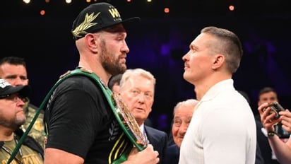 Tyson Fury dice que vencería a Oleksandr Usyk después de '15 cervezas'