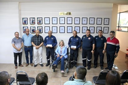 Bomberos recibieron la distinción del mes por su destacado trabajo