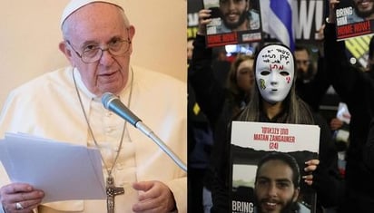 Guerra en Gaza: Papa Francisco se reúne con familias de rehenes israelíes