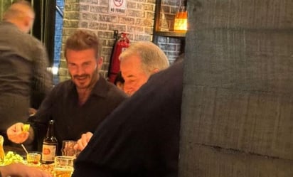 Esto fue lo que pidió David Beckham y cuánto gastó en el restaurante Gallo71 de Monterrey