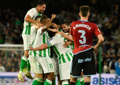 El Betis se reengancha a la lucha por Europa y el Celta sigue muy cerca del peligro