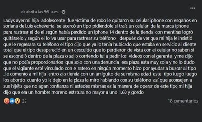 Una mujer en Saltillo denuncia un nuevo modus operandi utilizado para robar en tiendas y centros comerciales