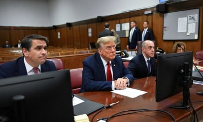 'Parece que el juez no me permitirá escapar de esta estafa', critica Trump tras primer día de juicio 