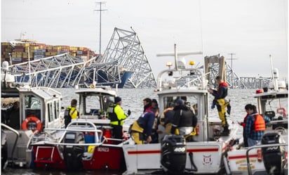 Notifican a Consulado de México el rescate del cuerpo de mexicano muerto en caída de puente de Baltimore