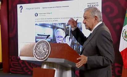 AMLO: “una mentira colectiva” que digan que se quiere expropiar las pensiones