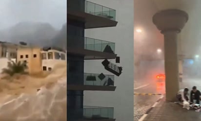 Así quedó Dubai tras las fuertes lluvias en Emiratos Árabes Unidos