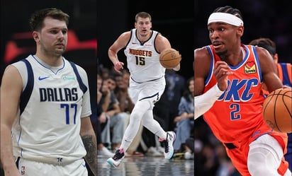 NBA: Doncic, Jokic y Gilgeous Alexander, finalistas al MVP