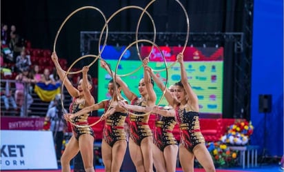 Selección Mexicana de Gimnasia Rítmica termina entre las diez mejores del planeta en el Mundial de Azerbaiyán