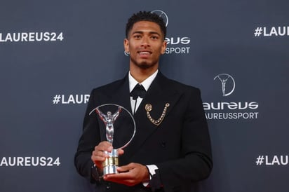 Recibe Jude Bellingham el Premio Laureus a la revelación del año 2023