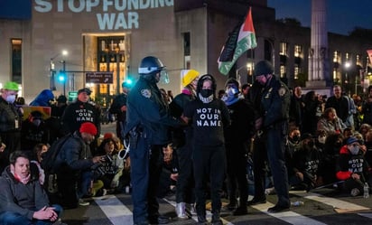 Reportan más de 120 detenidos en universidades de EU por protestas propalestinos