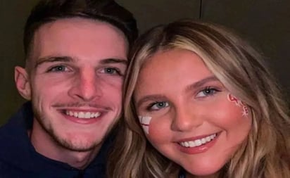 ¡Respeto total! Declan Rice defiende a su pareja de insultos por su físico