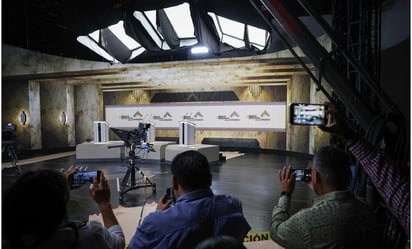 Alistan set para el segundo debate presidencial de este domingo en los Estudios Churubusco