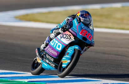 Marca Jake Dixon el mejor tiempo en Moto2 y el colombiano Alonso en Moto3