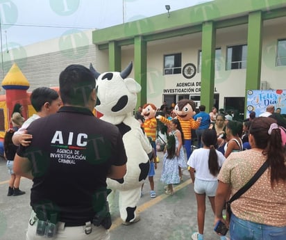 Fiscalía festejó a los niños con un convivio y sorpresas