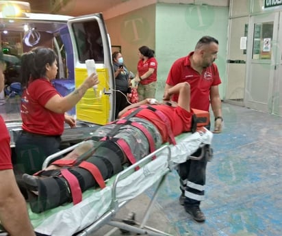 Hombre cae de techo cuando arrojaba dulces a los niños de la colonia Borja