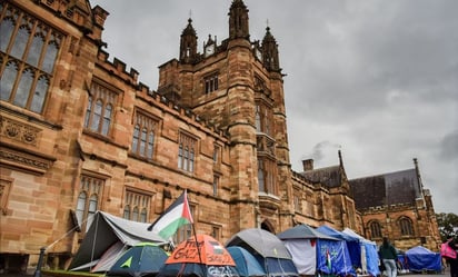 Cientos de estudiantes protestan en Australia contra la guerra en Gaza