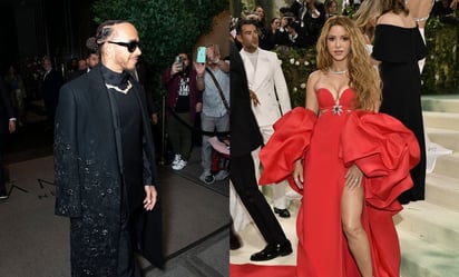 Lewis Hamilton y Shakira se reencuentran en la Met Gala tras su supuesta relación