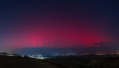 Se presencian auroras boreales ahora en México, captan una en Zacatecas