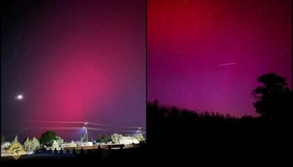 Captan auroras boreales también en Chihuahua y Sinaloa