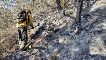 Liquidan incendio forestal en Zaragoza, Nuevo León; afectó 31 hectáreas