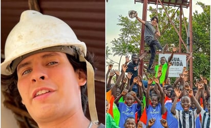 Influencer Alexis Omman construye pozo de agua en África y manda mensaje a MrBeast