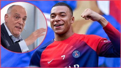 El futuro de Mbappé está escrito: Tebas confirmó que llega a Real Madrid