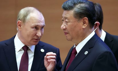 Vladimir Putin llega a China para una visita de dos días