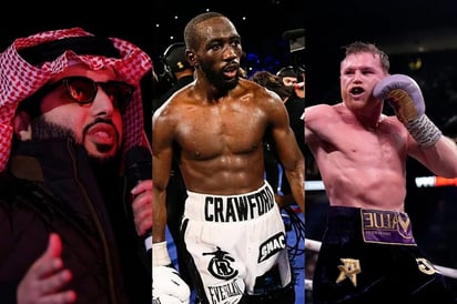 Jeque saudí ya trabaja en hacer realidad Canelo vs Crawford; exige a FIB no poner trabas