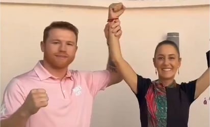 Canelo Álvarez se reúne con Claudia Sheinbaum y le desea suerte: 'Yo sé que va a ganar'