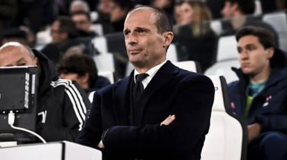 Sancionan a Massimiliano Allegri con 2 jornadas y 5 mil euros por su expulsión en la Copa