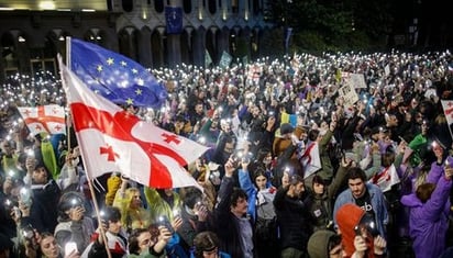 Presidenta de Georgia anuncia su veto a la polémica 'ley rusa'