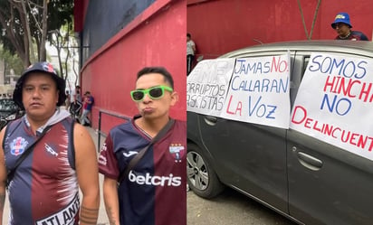 La afición del Atlante manifiesta su malestar, tras el veto en el Estadio Ciudad de los Deportes