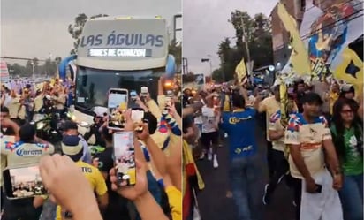 El impresionante recibimiento al América previo al Clásico contra las Chivas