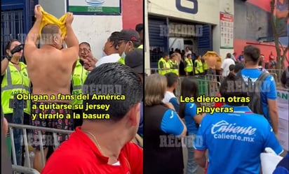 América busca a los aficionados que tiraron su playera para poder entrar a la Final contra Cruz Azul