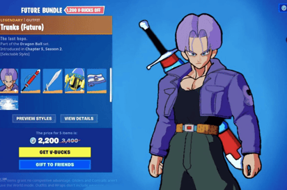 Trunks del Futuro y más personajes de Dragon Ball llegan a Fortnite según supuestas filtraciones: Después de la primera colaboración entre Dragon Ball y Fortnite, los fanáticos de ambas franquicias nos quedamos esperando más.