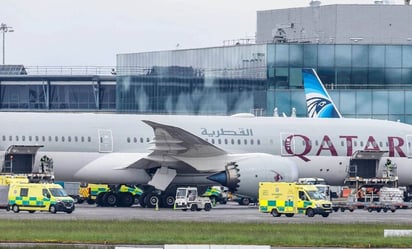 Turbulencias, ahora en un vuelo Doha-Dublín, dejan 12 heridos