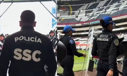 Despliegan 4 mil elementos de la SSC para la final América vs Cruz Azul en el Estadio Azteca