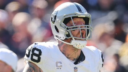 Maxx Crosby obtiene aumento con Raiders, según fuentes