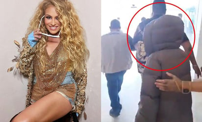 Paulina Rubio es captada con chamarra invernal en Sonora, pese a que hay 39°