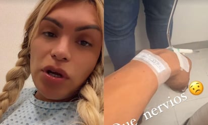 Wendy Guevara va a dar hasta el hospital por fuertes dolores abdominales