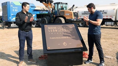 Abren planta recicladora de neumáticos en Salinas Victoria, Nuevo León 