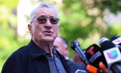 Robert De Niro dice que Donald Trump 'quiere destruir EU y, con tiempo, el mundo'