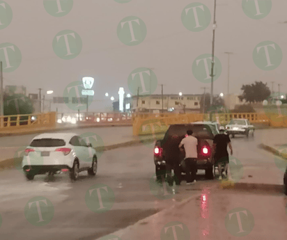 Lluvia y fuertes vientos en Monclova