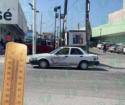 Taxistas sufren golpes de calor y uno fallece